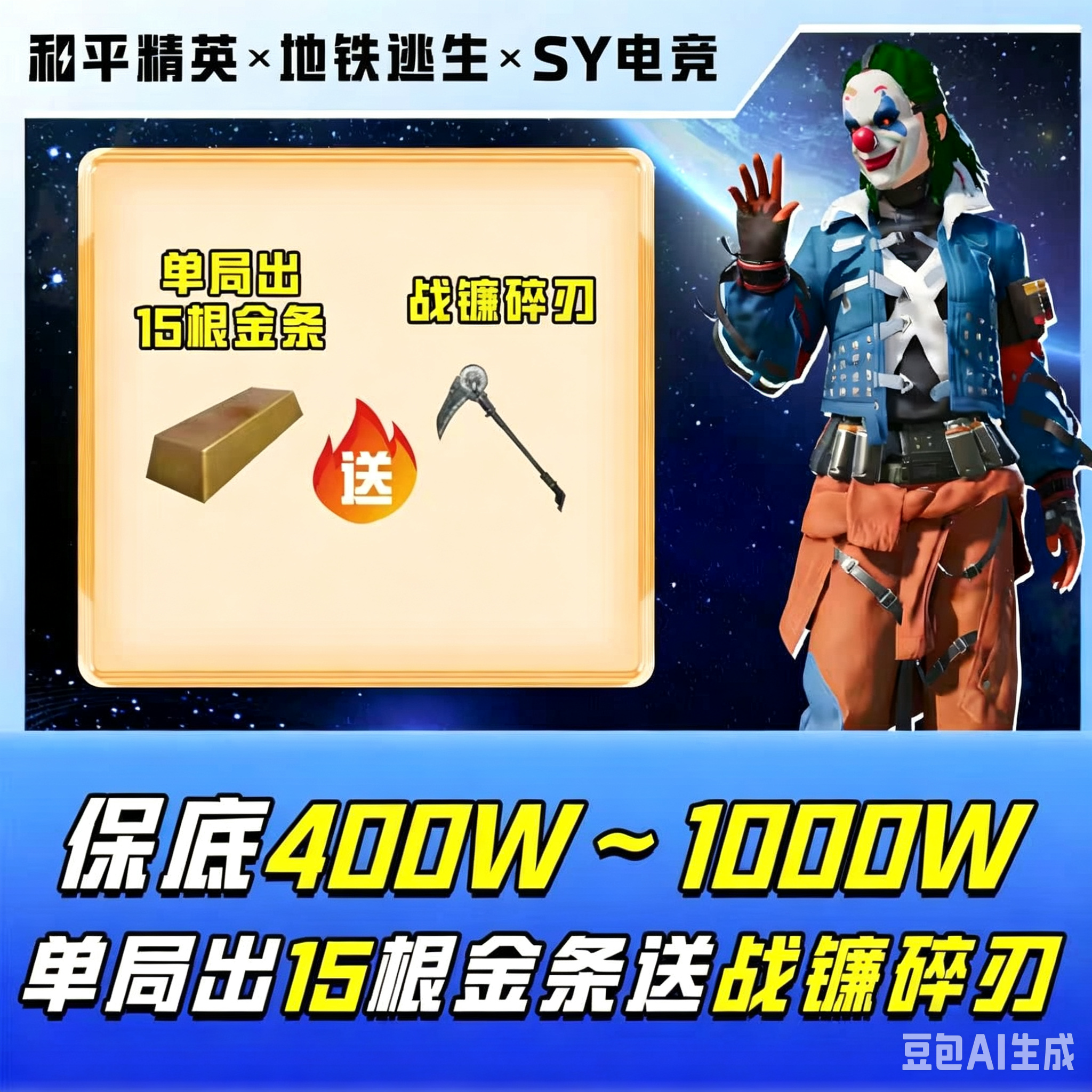 人工技术保障服务-单局出15根金条就送战镰碎刃 保底400W～1000W 请注意下方商品详细说明！