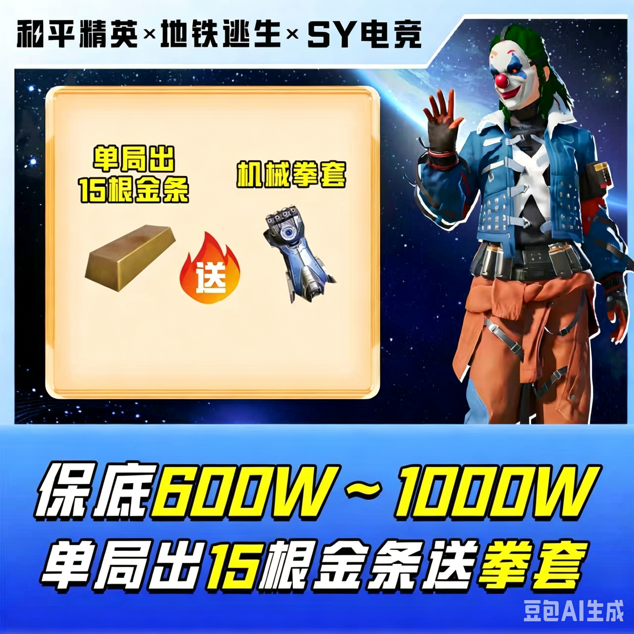 人工技术保障服务-单局出15根金条就送机械拳套 保底600W～1000W 请注意下方商品详细说明！