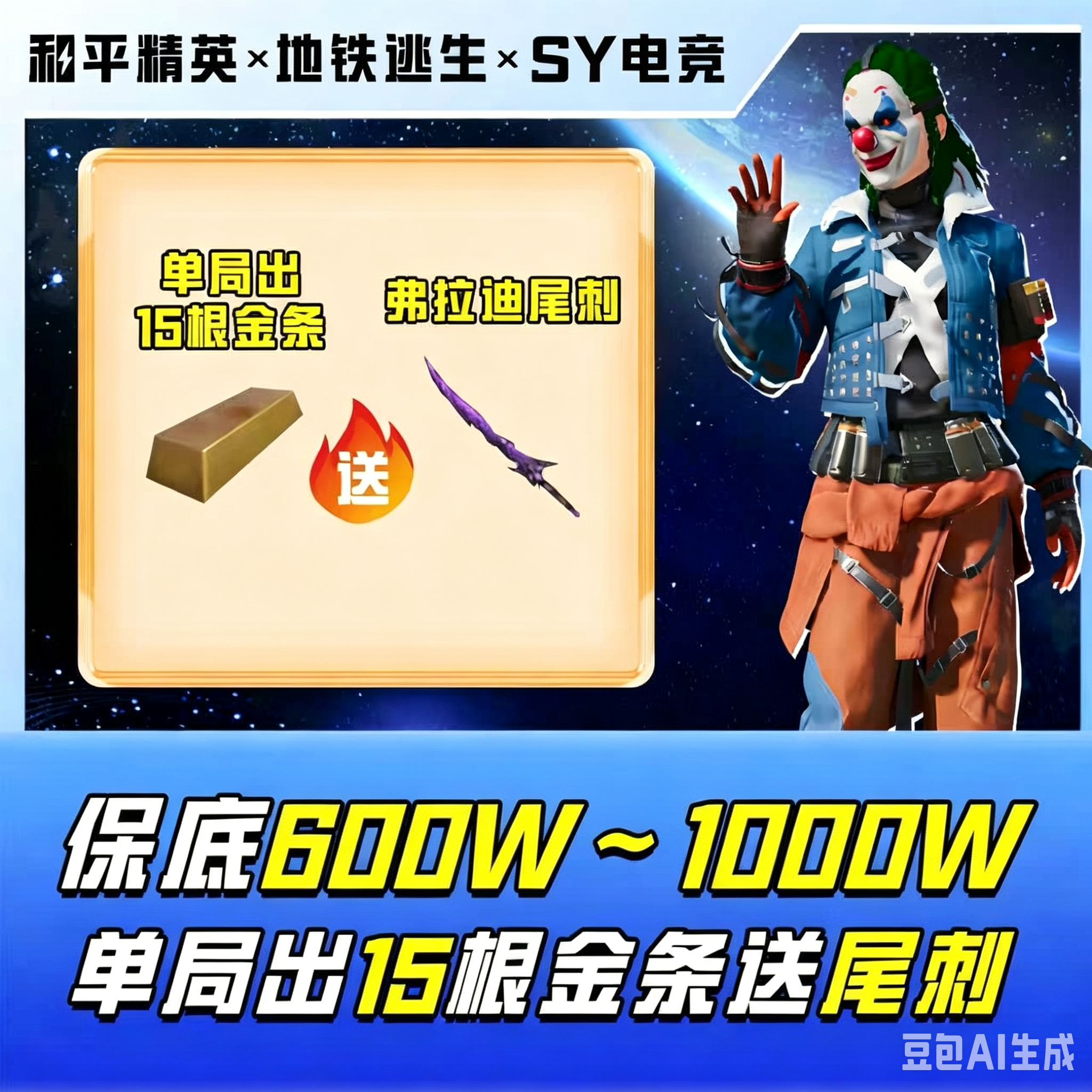 人工技术保障服务-单局出15根金条就送尾刺 保底600W～1000W 请注意下方商品详细说明！